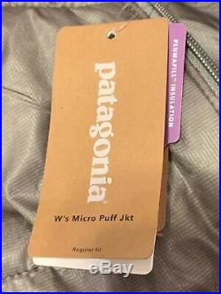 Patagonia Womens Micro Puff Feather Grey XL NEW with Tag
