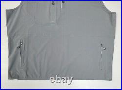 Peter Millar Army Grey Camo Placket Hyperlight Stretch Golf Pullover Jacket Vest