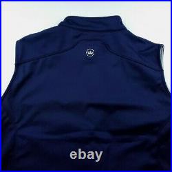 Peter Millar Crown Performance Gale Force Soft Shell Vest Jacket Navy Blue XL