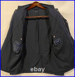 Peter Millar Men's Discovery Jacket Lightweight Blue Medium All Weather Flex