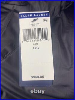 Polo Ralph Lauren Big Pony Hooded Down Puffer Jacket Coat Camo Mens Sz L
