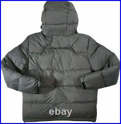 Polo Ralph Lauren Down Filled Hooded Puffer Jacket Quilted Coat Grey Men's Large