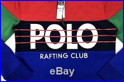 Polo Ralph Lauren Hi Tech Rafting Club Sweatshirt Pullover Colorblock Sz Medium