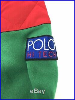 Polo Ralph Lauren Hi Tech Rafting Club Sweatshirt Pullover Colorblock Sz Medium