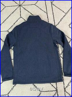 Polo Ralph Lauren Jacket Fleece Mockneck Knit Full-Zip Blue S Small NWT $168