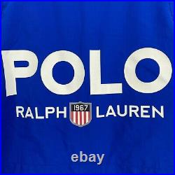 Polo Ralph Lauren Jacket Men's XL Multicolor Full Zip Shield Logo Colorblock NWT