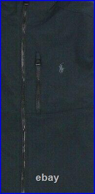 Polo Ralph Lauren Men Jacket Black Medium M Softshell Water-Repellent $168 168