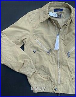 Polo Ralph Lauren Men M Military Flight Bomber Jacket Coat $475 NEW