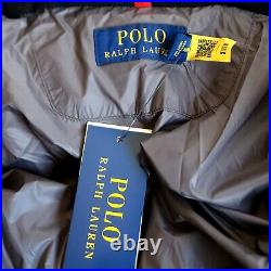 Polo Ralph Lauren Men's Black Hooded Down Puffer Jacket Coat Water Repel