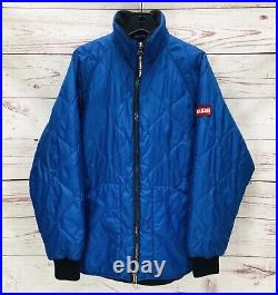 Polo Ralph Lauren Men's Blue Hunting Quilted Jacket Full Zip Fleece Lined Size L