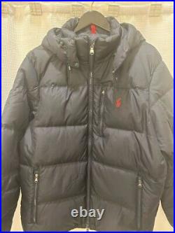Polo Ralph Lauren Men's Down Jacket Large Blue withRed Pony NWOT! A Classic