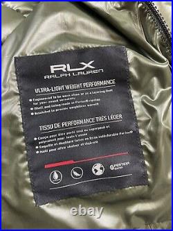 Polo Ralph Lauren Mens RLX Water Repellent Down Puffer Jacket Army Green XL $498