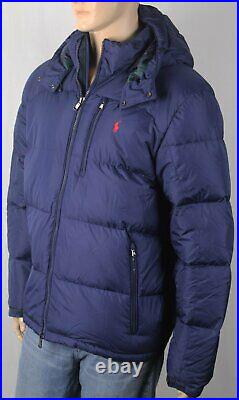 Polo Ralph Lauren Navy Blue Down Puffer Coat Ski NWT $298