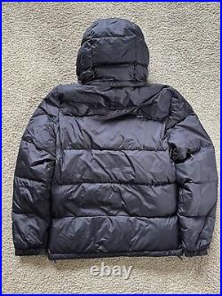 Polo Ralph Lauren Pony Logo Hooded Down Jacket With Detachable Hood Navy Size S