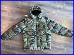 Polo Ralph Lauren hooded down fill puffer jacket camouflage NWT size L $348.00