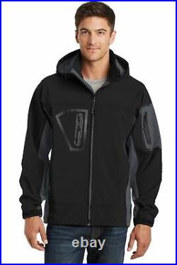 Port Authority Mens Long Sleeve Waterproof Soft Shell Jacket With Pockets J798
