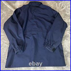 Propper Jacket Blue Gore Tex Foul Weather Parka 2 Coat Liner Made USA Hooded S