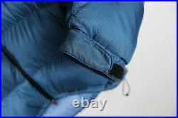 RAB Neutrino Womens Full Zip Puffer Down Blue Hooded Hiking Jacket Size UK 12