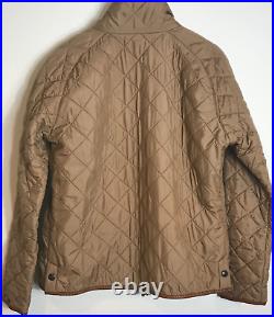 RALPH LAUREN Men XL Black Label Jacket Brown Soft Shell Zip Pockets Quilted