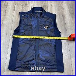RLX Golf Tech Performance Vest Camo Blue Size S Small PHILADELPHIA CRICKET CLUB