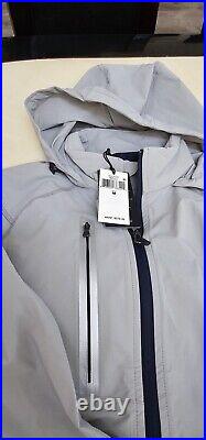 RLX Ralph Lauren Golf Zip Stretch Windbreaker Med Gray Jacket Packable