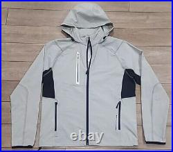 RLX Ralph Lauren Golf Zip Stretch Windbreaker Med Gray Jacket Packable