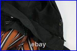 RRP199 SCOTCH & SODA AMSTERDAM Men SMALL Hooded Off-Black Parka Jacket 23287