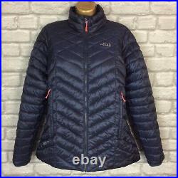 Rab Ladies Uk 12 Altus Deep Ink Blue Insulated Quilted Jacket Rrp £135 Ad