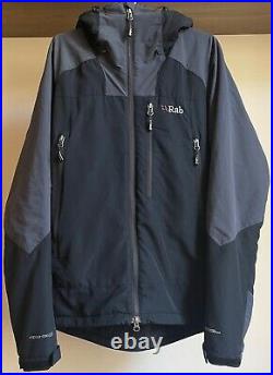 Rab Vapour-rise Guide Jacket Pertex Matrix Dws Polartec Hi Loft Mens M Black