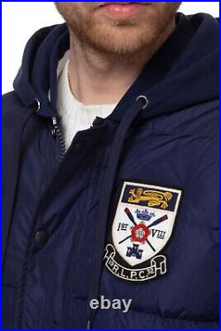 Ralph Lauren Baseball Jacket Coat Top Size UK XS Drawstring Hood Down