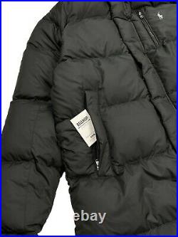Ralph Lauren Long Ripstop Puffer Padded Down Coat Jacket Black Large / XL