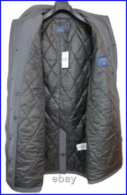 Ralph Lauren Polo Men's Lightly Padded Coat Jacket Charcoal Grey Size M RRP £435