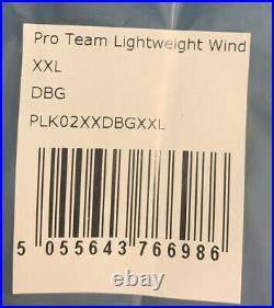 Rapha Pro Team Lightweight Wind Jacket Dark Blue Green XX Large New With Tag