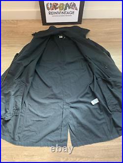 Rare Vintage Adam Kimmel Trench Coat Sz L Jacket Burberry Rain Supreme Carharrt