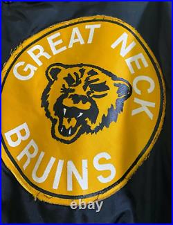 Rare Vintage New York Great Neck Bruins Jacket (unisex) Size M