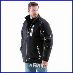 RefrigiWear Men's Extreme Softshell Insulated Jacket -60F Cold Protection