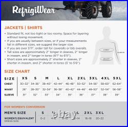 RefrigiWear Men's Insulated Softshell Jacket Water-Resistant Windproof Shell