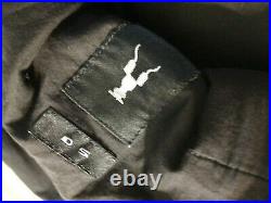 Rick Owens DRKSHDW stitch-detail high collar jacket