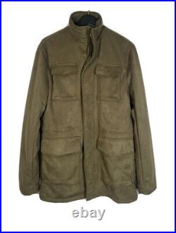 Robert Graham Men's Four Pockets Field Jacket Size M Color Olive Soft Shell