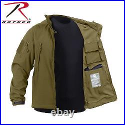 Rothco 55485 Concealed Carry Soft Shell Jacket Coyote Brown