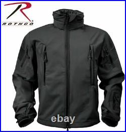 Rothco 9767 Military Waterproof Black Special Ops Tactical Softshell Jacket