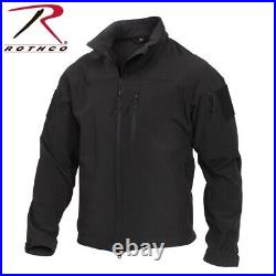 Rothco Stealth Ops Soft Shell Tactical Jacket Black