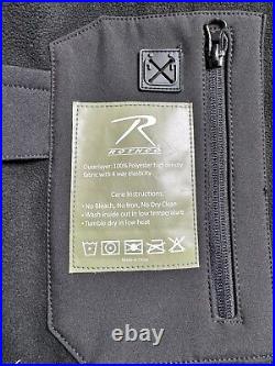 Rothco Stealth Ops Soft Shell Tactical Jacket Black 3XL