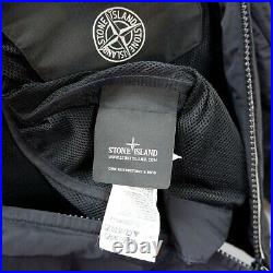 STONE ISLAND Micro Reps Jacket 3XL Black Soft Shell Full Zip Wind Resistant