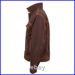 STS Ranchwear Mens Brumby Enzyme Brown Polyester Softshell Jacket