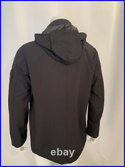 Sale Price! Stone Island Black Soft Shell-r Jacket Large 721540727 Rrp £650