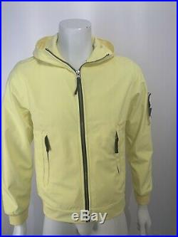 Sale Price Stone Island Soft Shell-r Yellow Jacket Size Small 721540927 Rrp £470