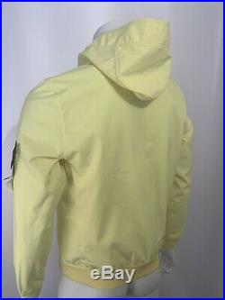 Sale Price Stone Island Soft Shell-r Yellow Jacket Size Small 721540927 Rrp £470