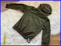 Scotch & Soda Softshell Hooded Jacket Green Colorblocked Size Small $248