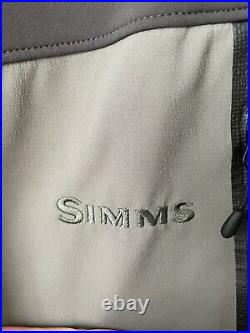 Simms Fishing Wind Stopper Soft Shell Jacket Mens XL